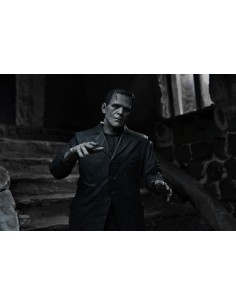 Universal Monsters Ultimate Black and White Frankenstein's Monster 7 inch Action Figure - 12 - 