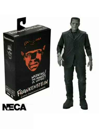 Universal Monsters Ultimate Black and White Frankenstein's Monster 7 inch Action Figure - 1 -