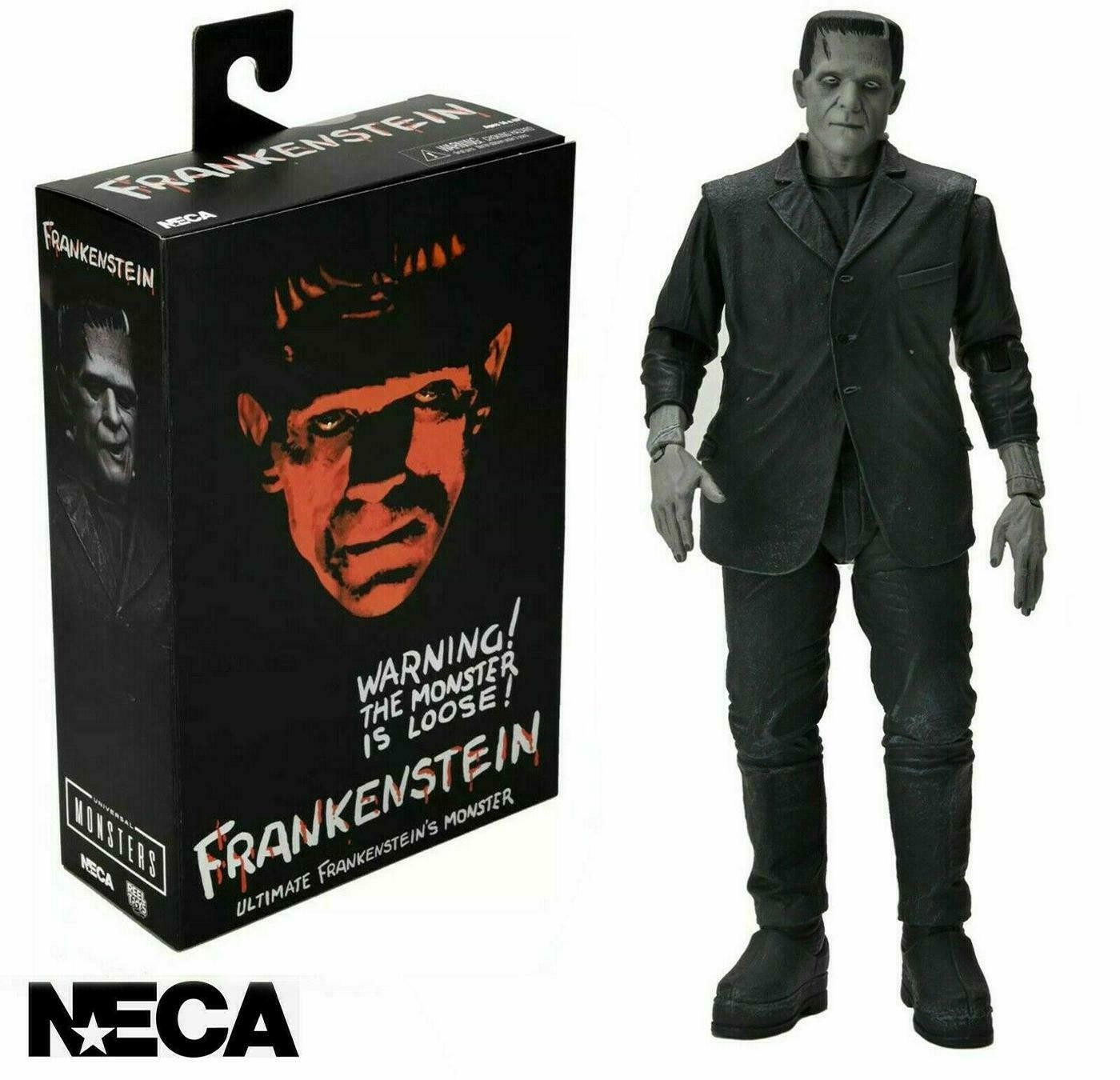 Universal Monsters Ultimate Black and White Frankenstein's Monster 7 inch Action Figure - 1 -