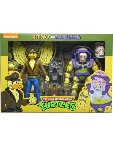 Ace Duck & Mutagen Man Ninja Turtles 2-Pack 18 cm
