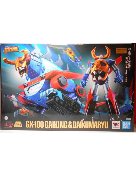 Gaiking Soul of Chogokin Diecast GX-100 Gaiking & Daiku Maryu