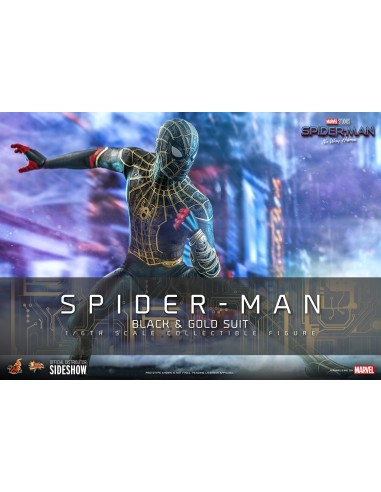 Spider-Man No Way Home 1/6 Black & Gold Suit 30 cm - 1 - 