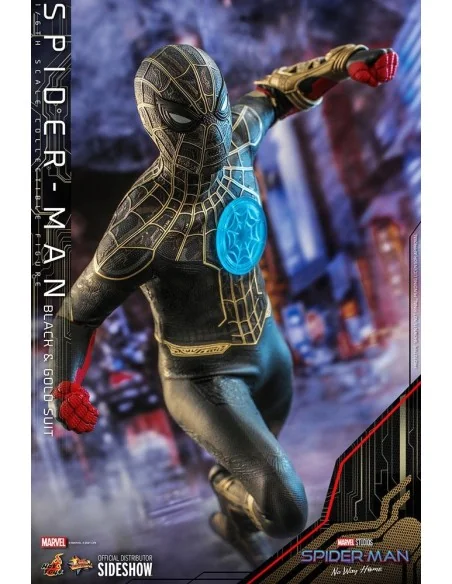 Spider-Man No Way Home 1/6 Black & Gold Suit 30 cm - 8 - 