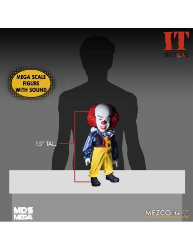 Stephen Kings It Pennywise 1990 Mega Scale Talking 38 cm - 8 - 