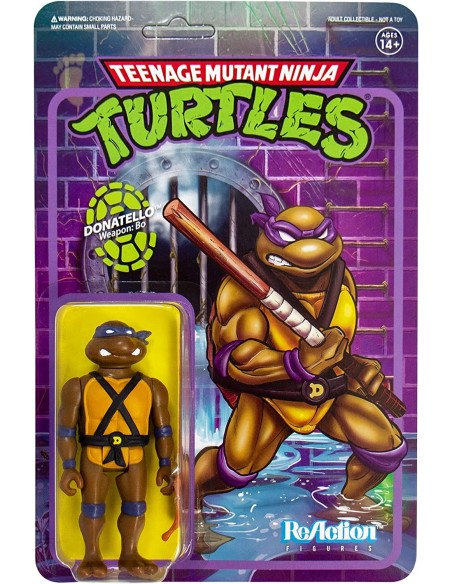 Teenage Mutant Ninja Turtles ReAction Donatello 10 cm