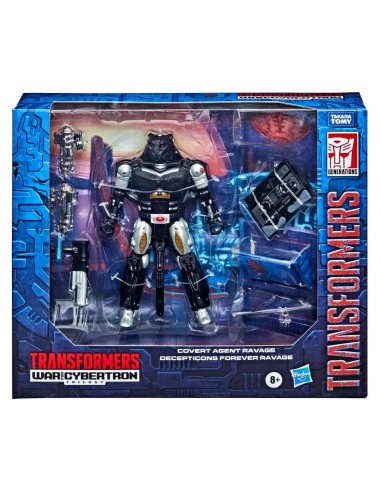 Hasbro Transformers War for Cybertron Covert Agent Ravage and Decepticons Forever Ravage SDCC 2021 Excl. - 1