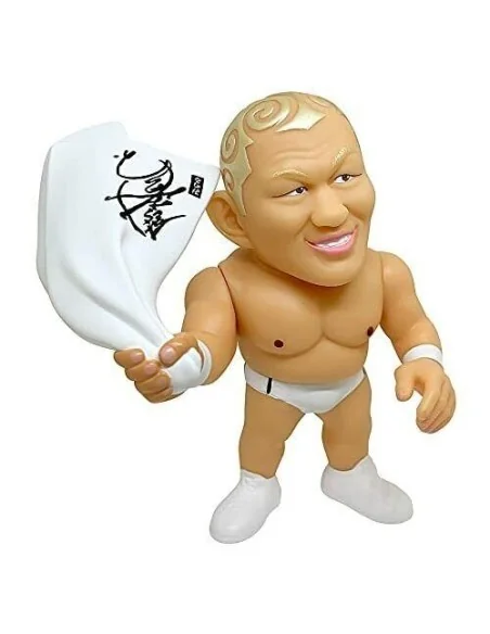 New Japan Pro-Wrestling: Minoru Suzuki White Costume Soft Vinyl Figure 13cm - 3 - 