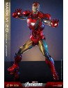 Marvel's The Avengers Movie Masterpiece Diecast Action Figure 1/6 Iron Man Mark VI (2.0) with Suit-Up Gantry 32 cm - 8 - 