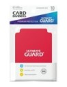 Divisori mazzi di carte Card Dividers Standard Size Red (10) - 2 - 