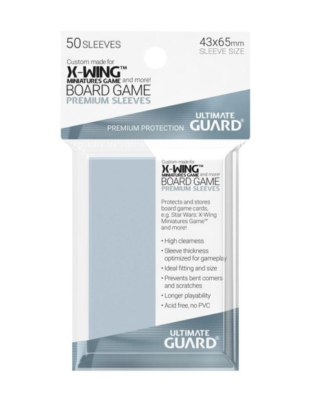 Ultimate Guard Premium Soft Sleeves for Board Game Cards Star Wars™ X-Wing™ Miniatures Game (50) - 1 - 