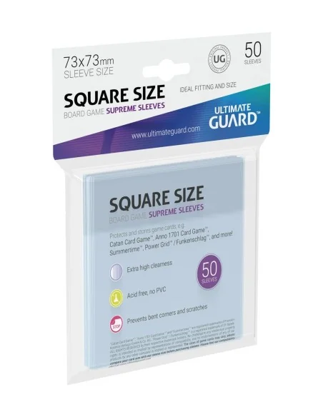 Taschine Protettive Supreme Sleeves for Board Game Cards Square (50) - 2 - 