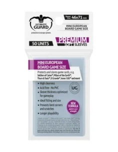 Taschine protettive giochi da tavolo Premium Soft Sleeves for Board Game Cards Mini European (50) - 1 - 