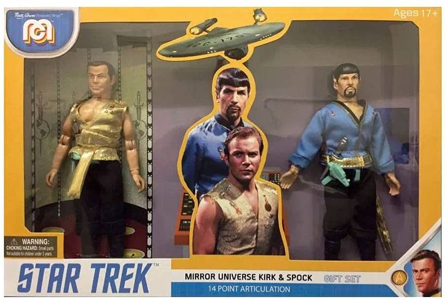 Set Spock & Kirk 2pk Playset Retro  20 Cm Star Trek  Mego