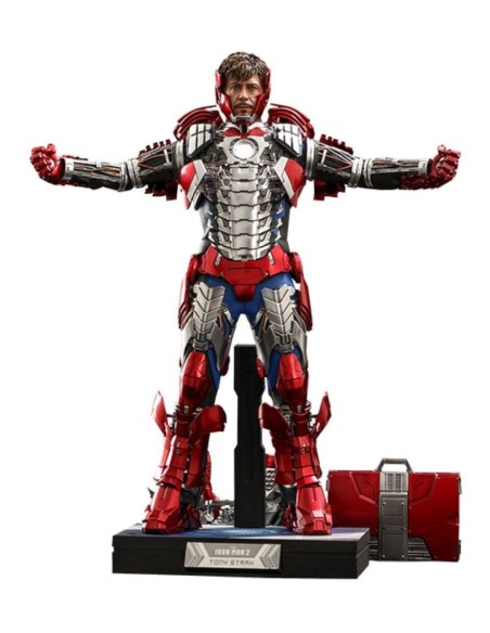 Iron Man 2 1/6 Tony Stark Mark V Suit Up Version Deluxe 31 cm MMS600