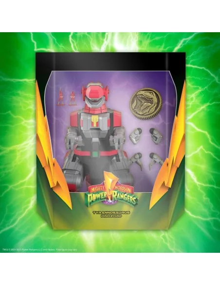 Mighty Morphin Power Rangers Ultimates Action Figure Tyrannosaurus Dinozord 20 cm - 5 - 