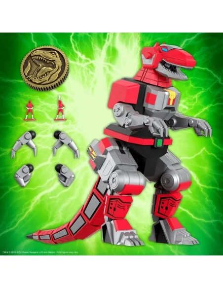 Mighty Morphin Power Rangers Ultimates Action Figure Tyrannosaurus Dinozord 20 cm - 6 - 