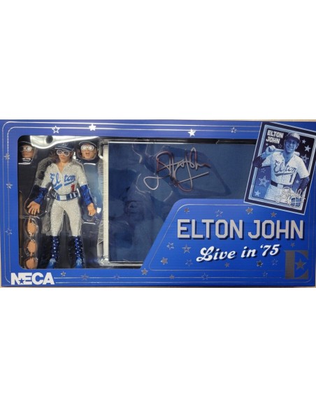 Elton John Clothed Action Figure Live in '75 Deluxe Set 20 cm