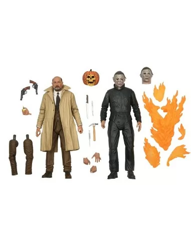 Michael Myers & Dr Loomis Halloween II Ultimate 2-Pack 18 cm - 1 - 