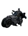 The Flash Movie Masterpiece Action Figure wih Vehicle 1/6 Batman & Batcycle Set 30 cm - 1 - 