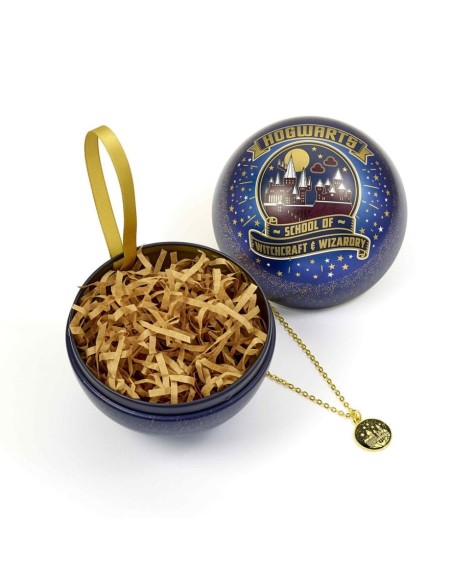 Harry Potter tree ornment with Necklace Hogwarts School of Witchcraft and Wizardry