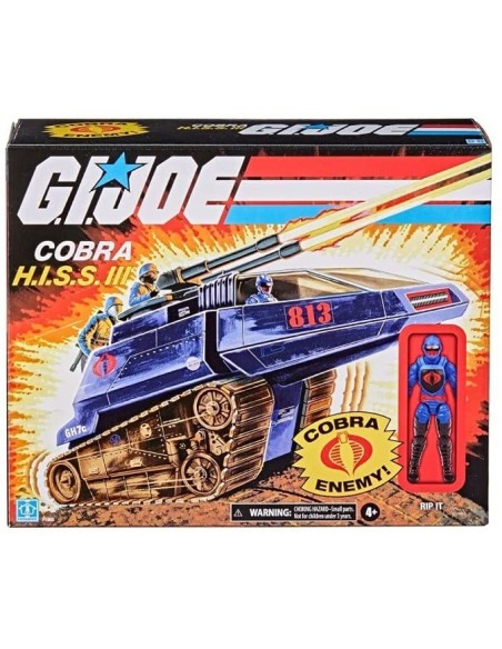 G.I. Joe Retro Collection Series Vehicle with Figure Cobra H.I.S.S. III & Rip It - 1