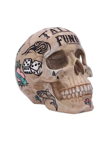 Coin Bank Skull Tattoo Fund - 1 - 