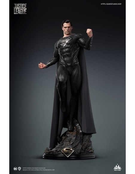 DC Comics Statue 1/3 Superman Black Suit Version Regular Edition80 cm - 1 - 