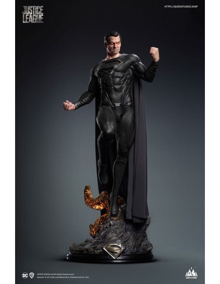DC Comics Statue 1/3 Superman Black Suit Version Special Edition80 cm - 1 - 