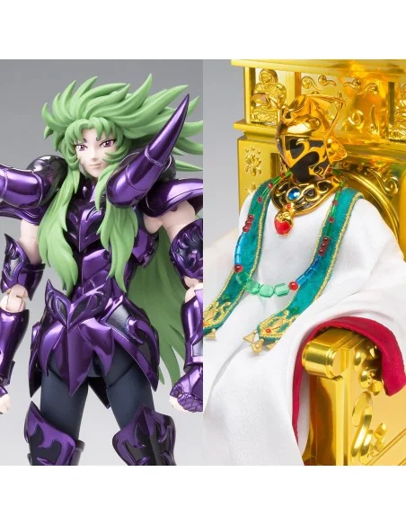 Myth Cloth Saint Seiya Aries Ex Shion Surplice & Pope Set 18cm - 2 - 