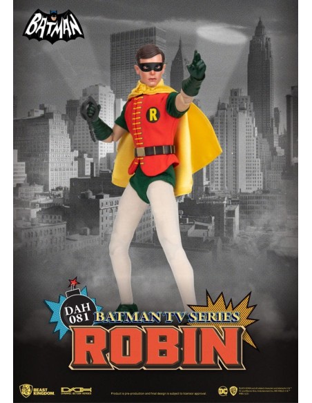 DC Comics Dynamic 8ction Heroes Action Figure 1/9 Batman TV Series Robin 24 cm  Beast Kingdom