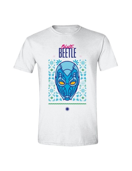 DC Comics T-Shirt Blue Beetle Helmet