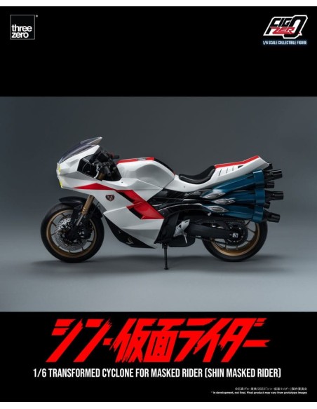 Kamen Rider FigZero Vehicle 1/6 Transformed Cyclone for Shin Masked Rider 35 cm  Threezero