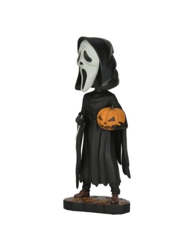 Scream Head Knocker Bobble-Head Ghost Face with Pumpkin 20 cm