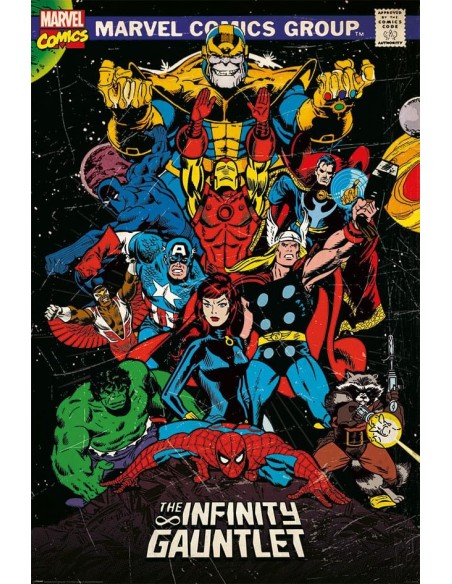 Marvel Comics Poster Pack The Infinity Gauntlet 61 x 91 cm (4)  Pyramid International
