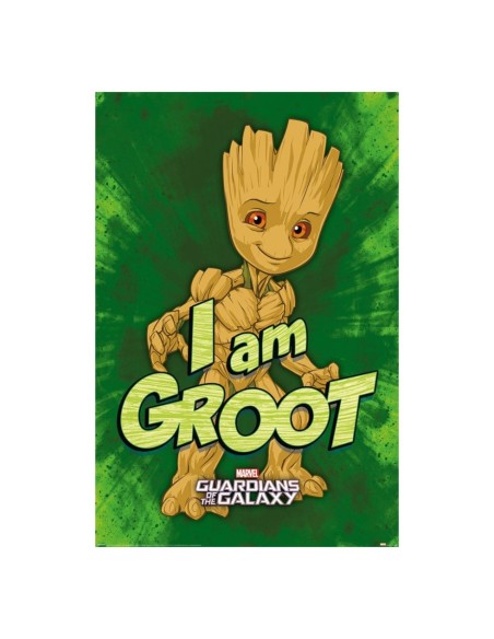 Marvel Poster Pack Guardians of the Galaxy I am Groot 61 x 91 cm (4)  Pyramid International