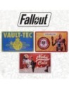 Fallout Tin Signs 3 Pack Brands  Fanattik