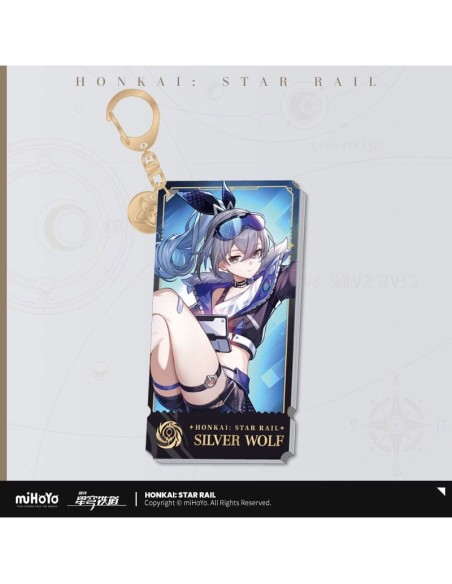 Honkai: Star Rail Character Acrylic Keychain Silver Wolf 9 cm