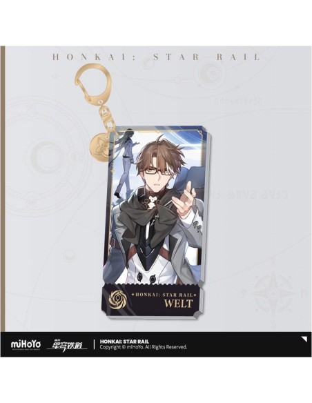 Honkai: Star Rail Character Acrylic Keychain Welt 9 cm  MiHoYo