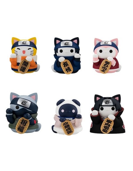 Naruto-Nyaruto! Mega Cat Project Trading Figures 3 cm Nyan Assortment (6) - 1 - 