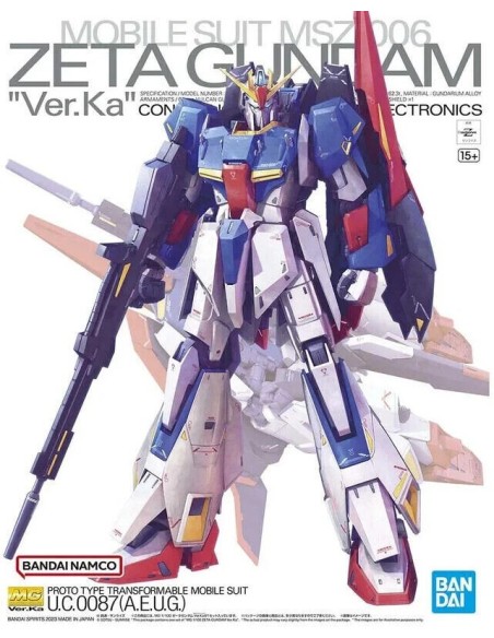 Mg Gundam Zeta Ver Ka 1/100 Master Grade