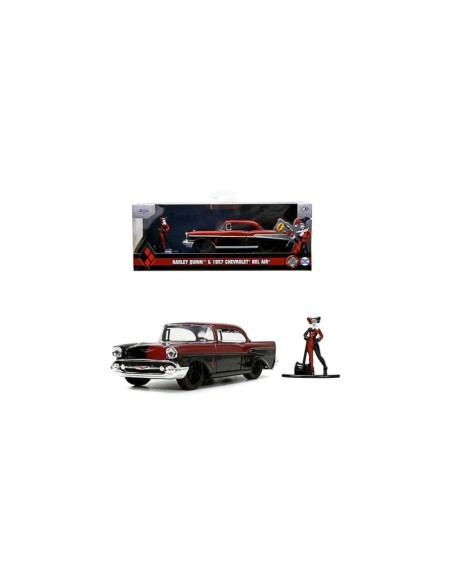 DC Comics Diecast Models 1/32 Harley Quinn 1957 Chevy Bel Air Display (6)  Jada Toys