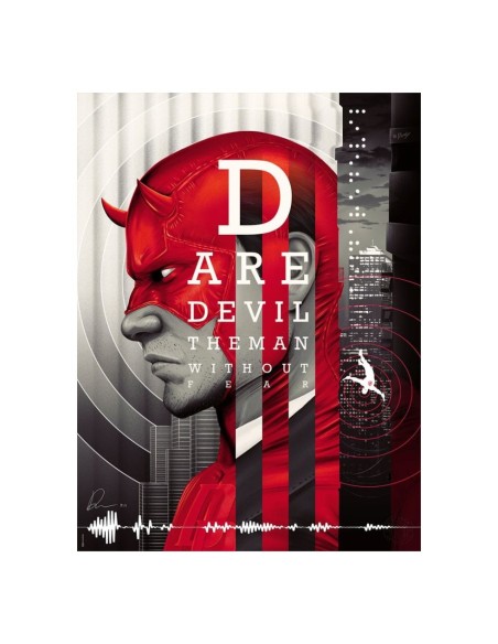 Marvel Art Print Daredevil: The Man Without Fear 46 x 61 cm - unframed  Sideshow Collectibles