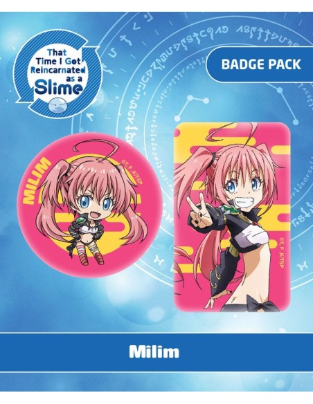 That Time I Got Reincarnated as a Slime Pin Badges 2-Pack Milim
