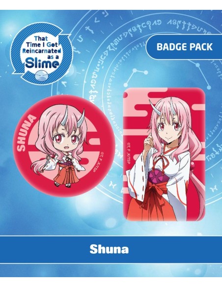 That Time I Got Reincarnated as a Slime Pin Badges 2-Pack Shuna