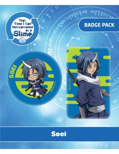 That Time I Got Reincarnated as a Slime Pin Badges 2-Pack Soei