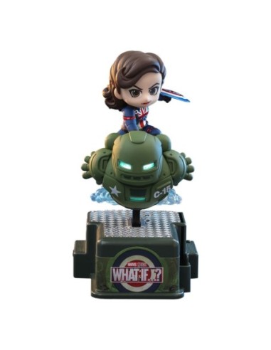 What If...? CosRider Mini Figure with Sound & Light-Up Function Captain Carter 14 cm