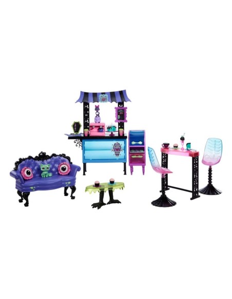 Monster High Playset The Coffin Bean Café Lounge  Mattel