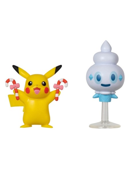 Pokémon Battle Figure Set Figure 2-Pack Holiday Edition: Pikachu, Vanillite