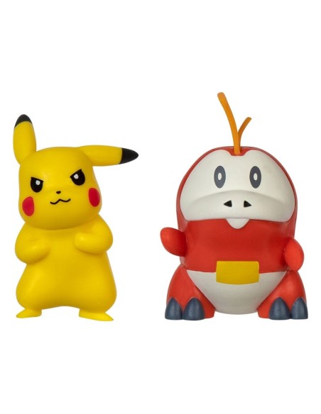 Pokémon Gen IX Battle Figure Pack Mini Figure 2-Pack Pikachu & Fuecoco 5 cm  Jazwares