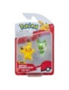 Pokémon Gen IX Battle Figure Pack Mini Figure 2-Pack Pikachu & Sprigatito 5 cm  Jazwares
